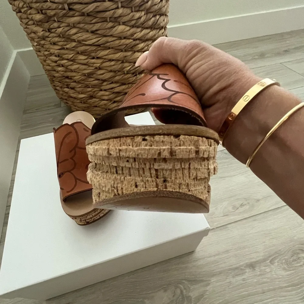 🛍 Chloe Cork Slide - Picture 4 of 8